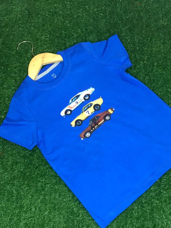 Old School Printed T-Shirt Royal Blue