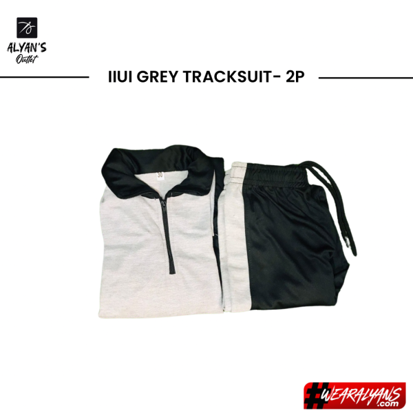 Gray & Black Senior Tracksuit 2 piece